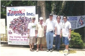 pics of tapok members forming the island of bohol